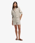 D2 Mid Rise Linen Short