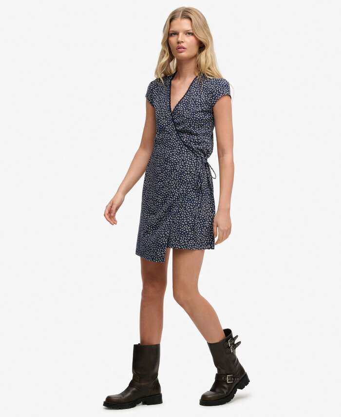 SUPERDRY - Athletic Essential Wrap Dress