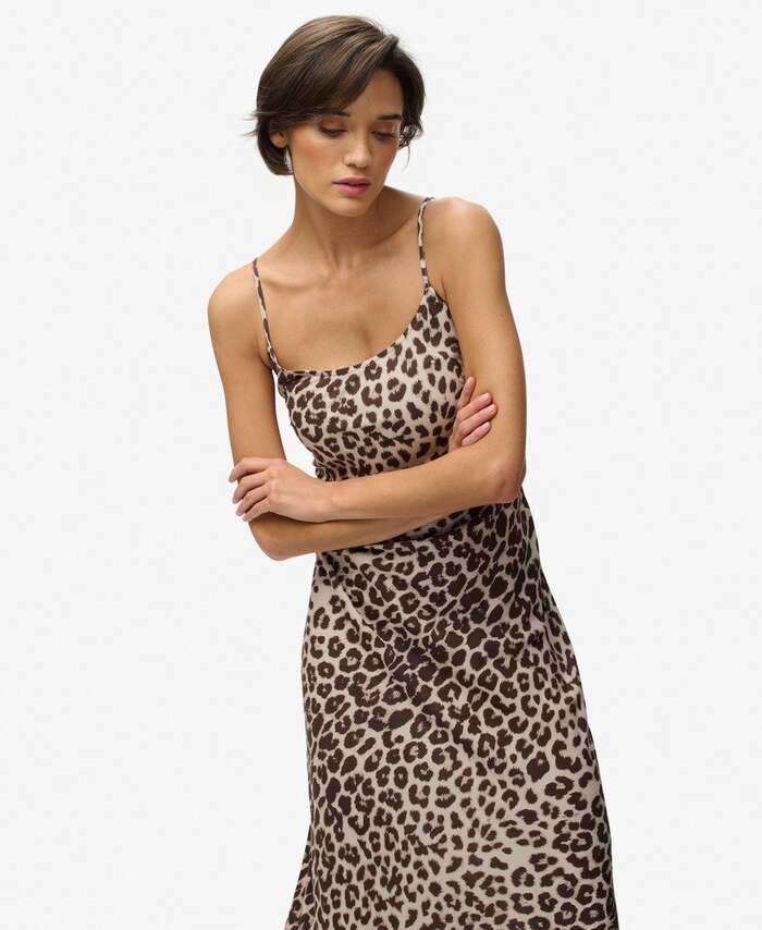 SUPERDRY - D1 Printed Maxi Slip Dress