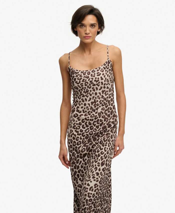 SUPERDRY - D1 Printed Maxi Slip Dress