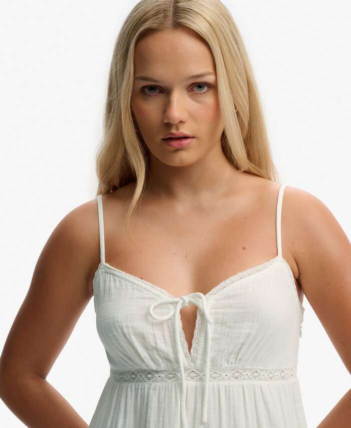SUPERDRY - Cheesecloth Tiered Mini Dress