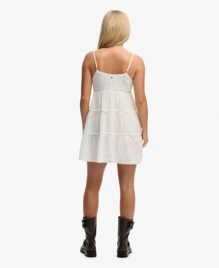 SUPERDRY - Cheesecloth Tiered Mini Dress