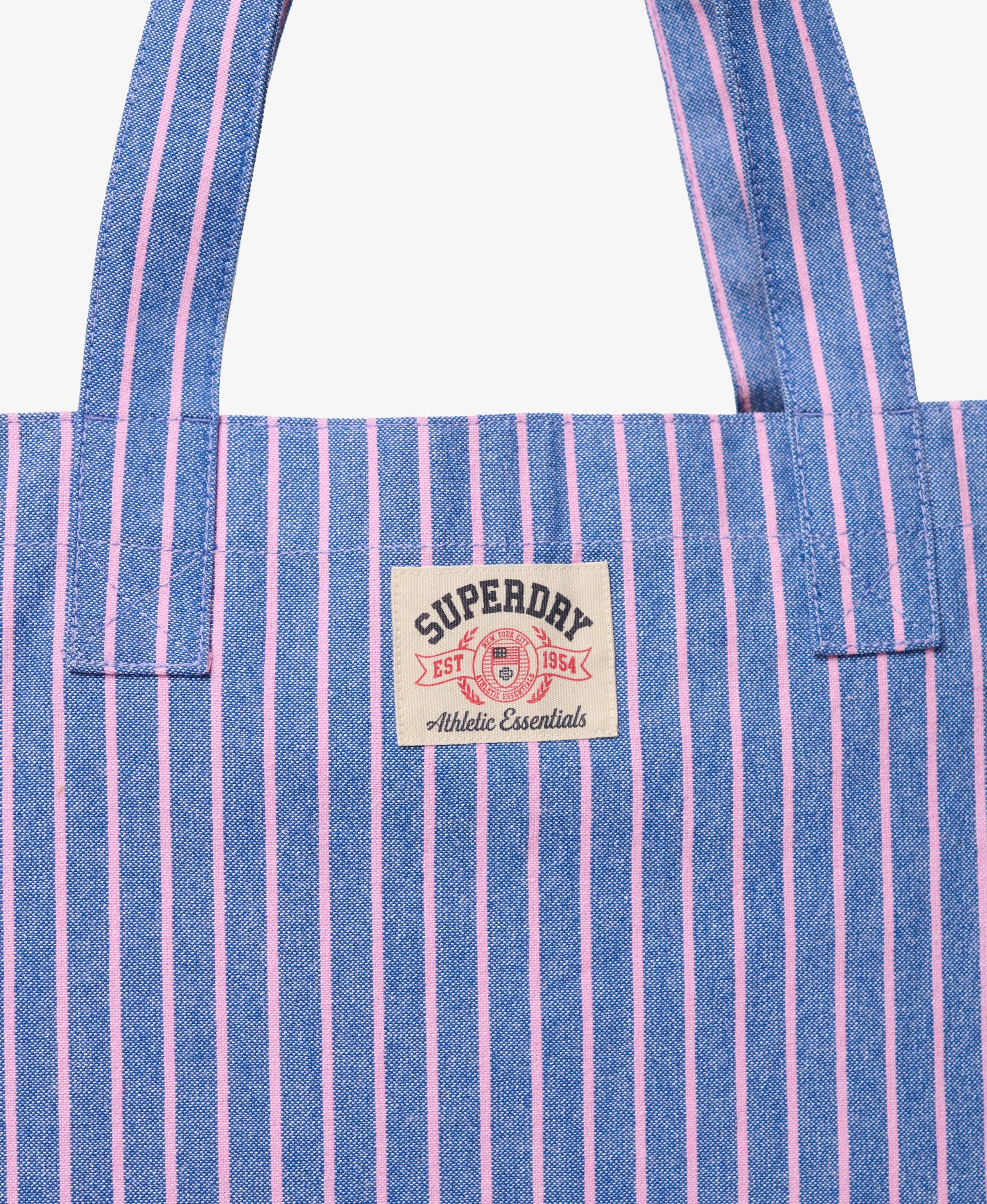 SUPERDRY - Oxford Stripe Tote Bag