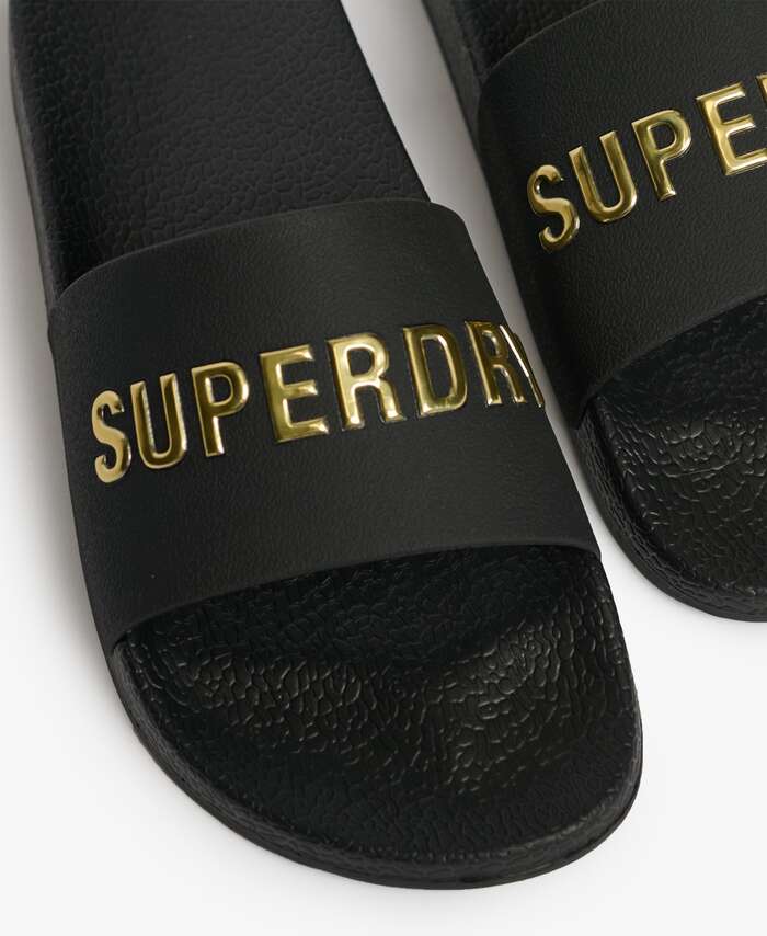 SUPERDRY - Premium Metallic Pool Sliders