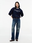 Logo Relaxed Fleece Sweatshirt