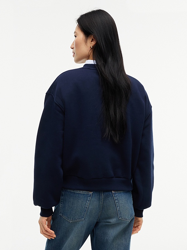 TOMMY HILFIGER - Logo Relaxed Fleece Sweatshirt