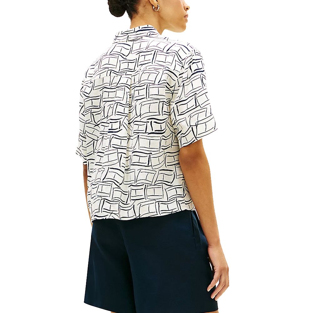 TOMMY HILFIGER - Essential Linen Shortsleeve Shirt