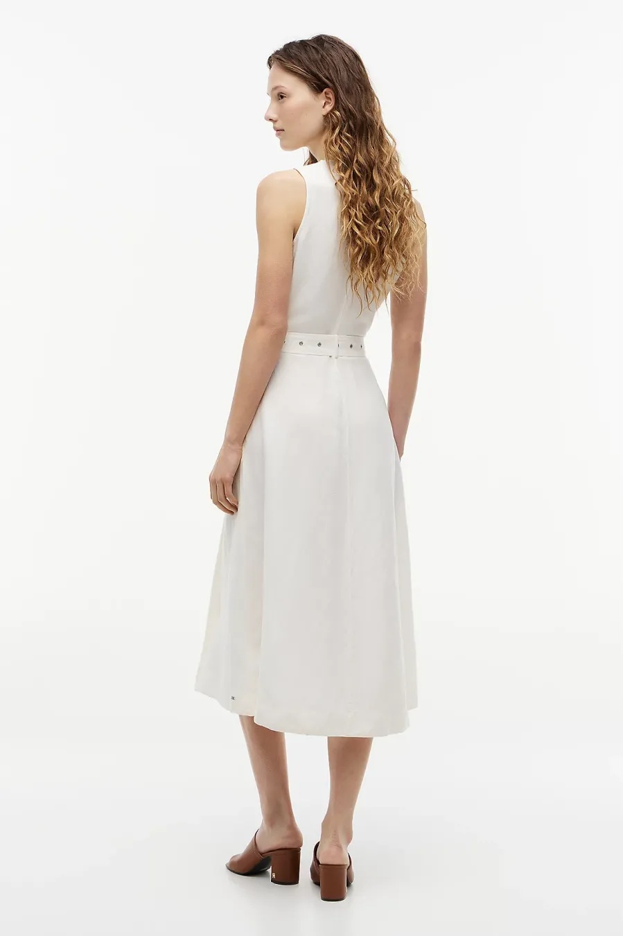 TOMMY HILFIGER - Belted Midi Dress