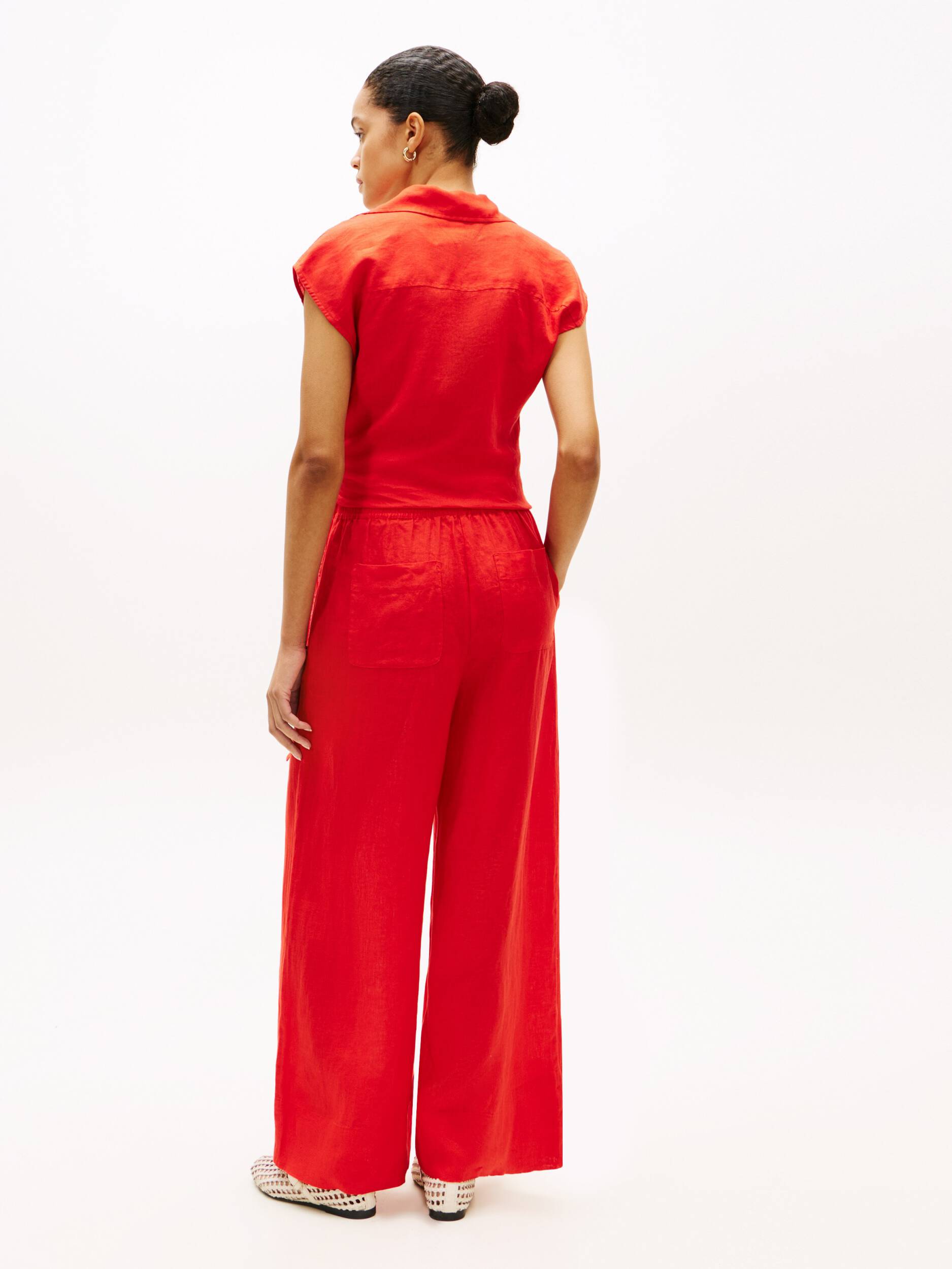 TOMMY HILFIGER - Linen Pull On Pants