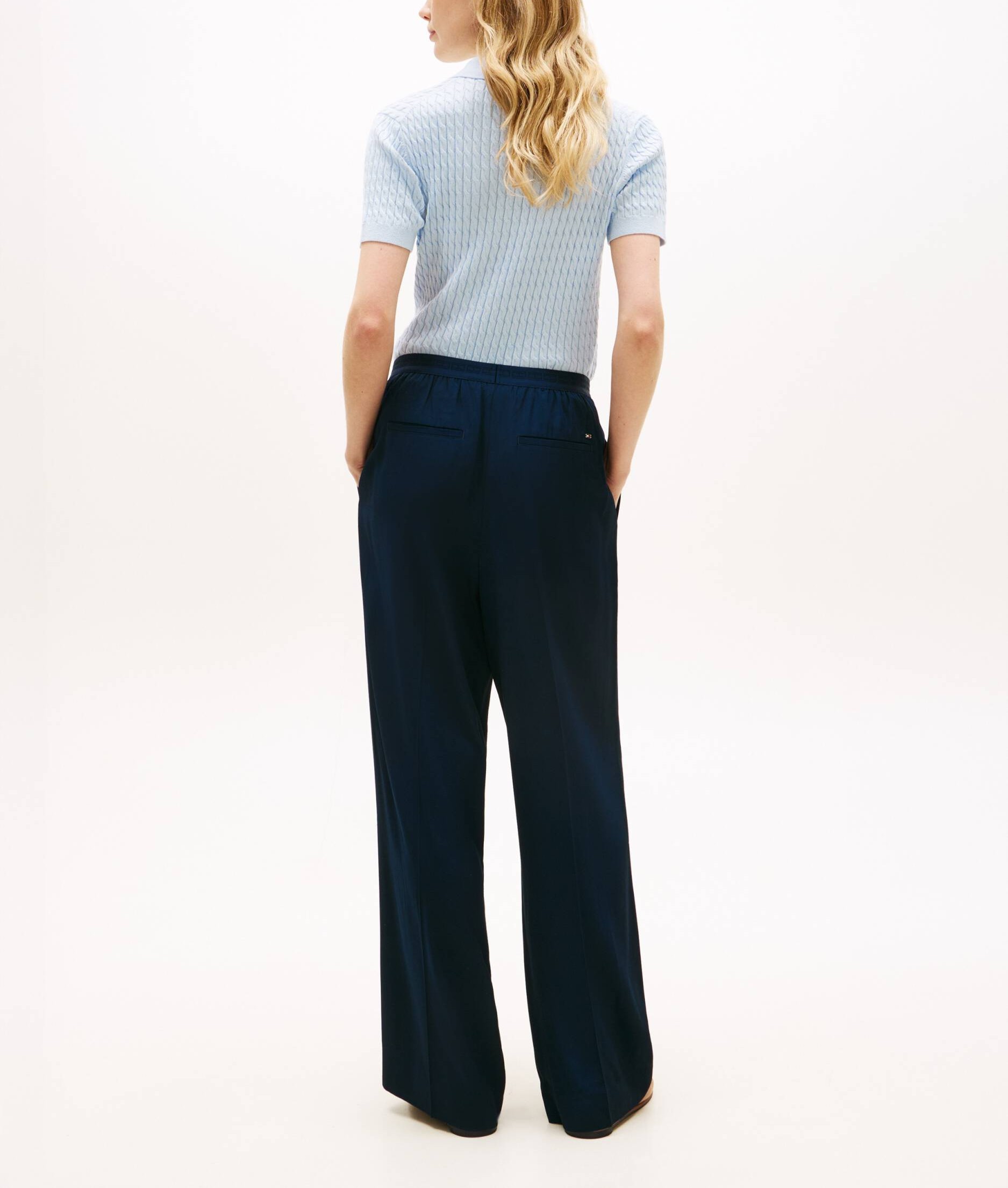 TOMMY HILFIGER - Viscose Twill Pull On Loose