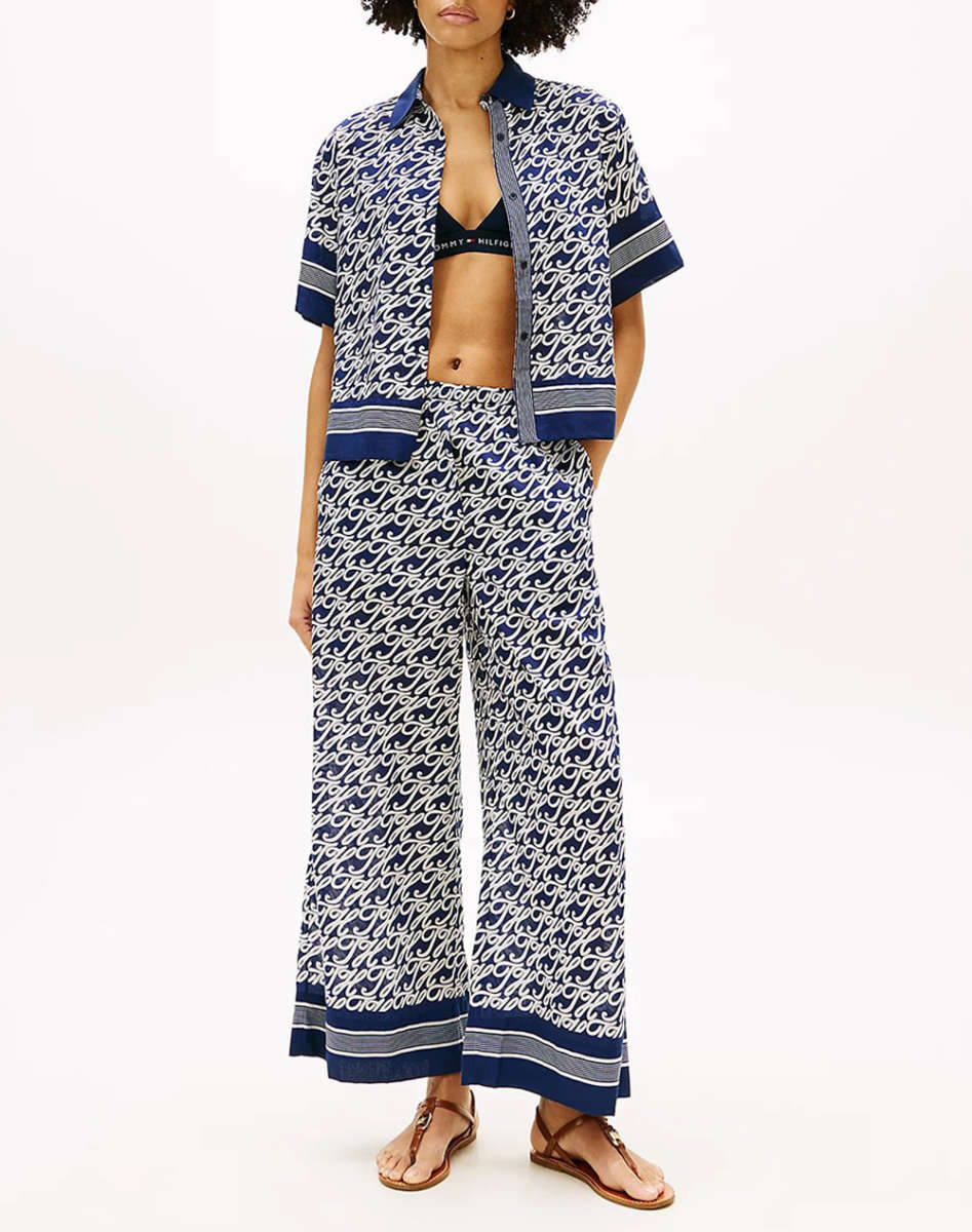 TOMMY HILFIGER - Swimshop Silk Voile Shirt