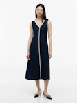 Contrast Binding Strap Dress