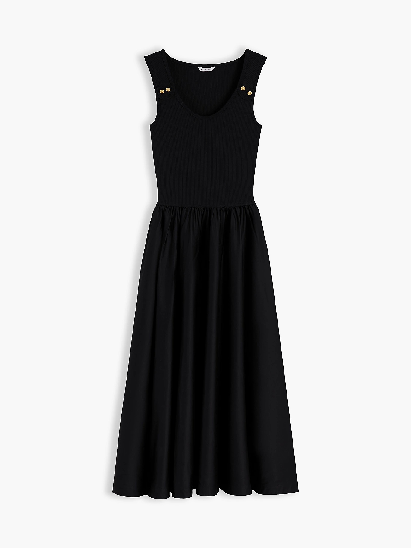TOMMY HILFIGER - 5x2 Rib Mix Media Dress