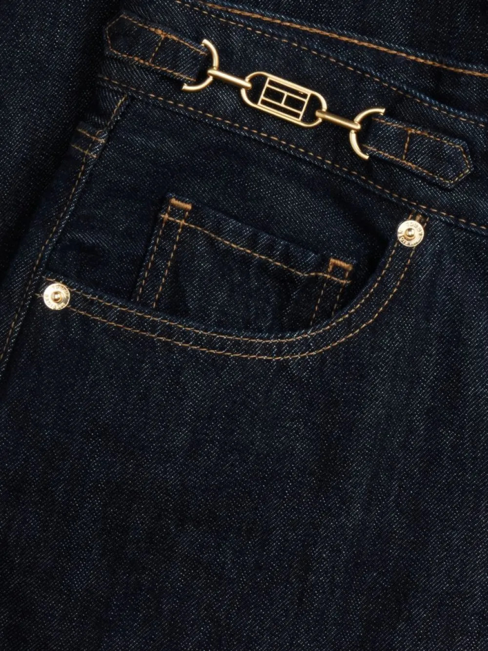 TOMMY HILFIGER - Jackie High Rise Tapered Rinse