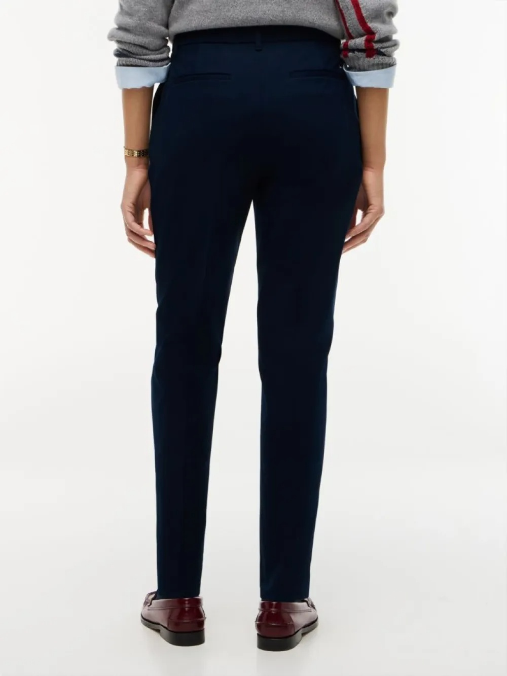 TOMMY HILFIGER - Slim Straight Gabardine Trousers