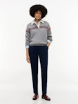 Slim Straight Gabardine Trousers
