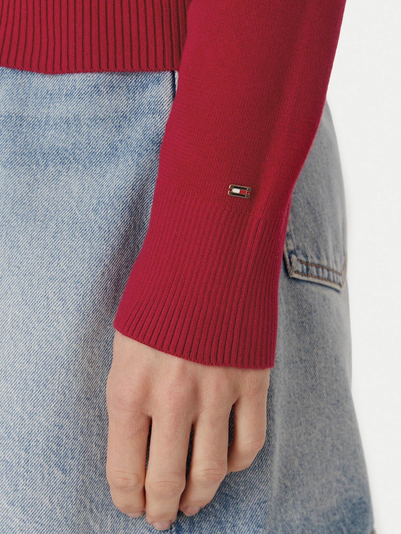 TOMMY HILFIGER - Premium Knit Crew Neck Jumper
