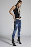 DSQUARED2 - Dark 2 Wash Cool Girl Cropped Jeans