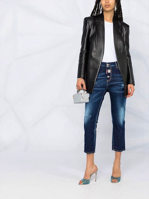 DSQUARED2 - Cool Girl Distressed Cropped Jean