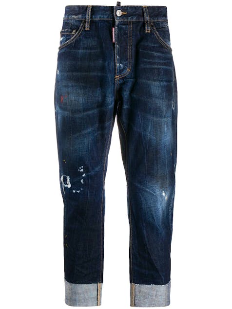 DSQUARED2 - Distressed Turn-Up Cuff Jeans
