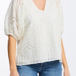Embroidery Anglaise Top