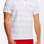 Texture Stripe Polo Shirt