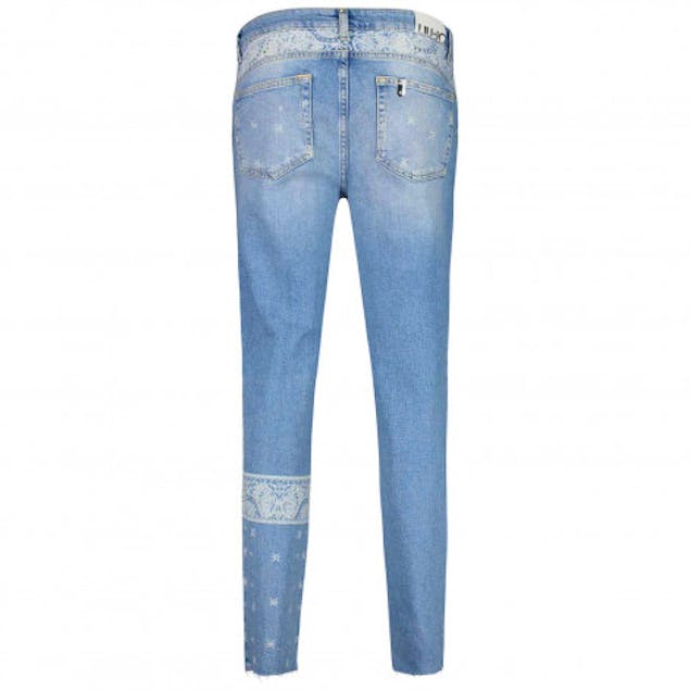 LIU JO - Denim Blue Bandana Jeans