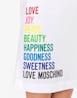 LOVE MOSCHINO - Rainbow Keyword Jersey Mini Dress