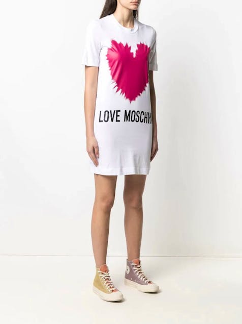 LOVE MOSCHINO - Heart Mini Jersrey Dress