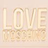 LOVE MOSCHINO - Gold Metal Logo Clutch