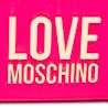 LOVE MOSCHINO - Gold Metal Logo Clutch