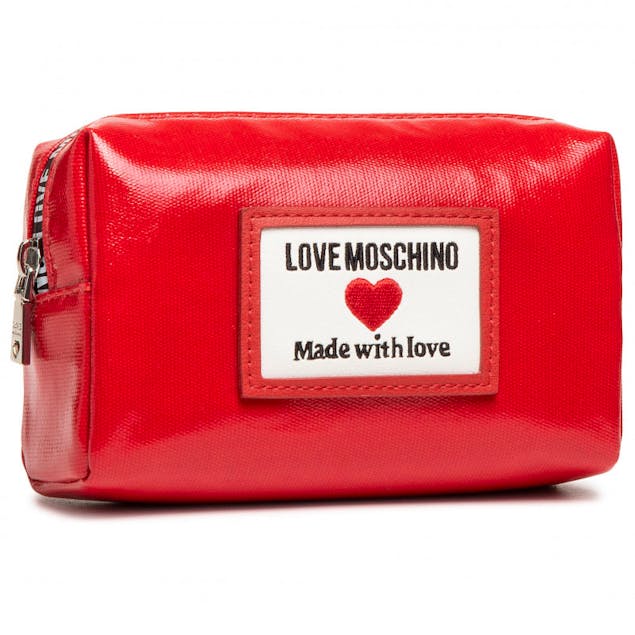 LOVE MOSCHINO - "Made With Love" Canvas Bag