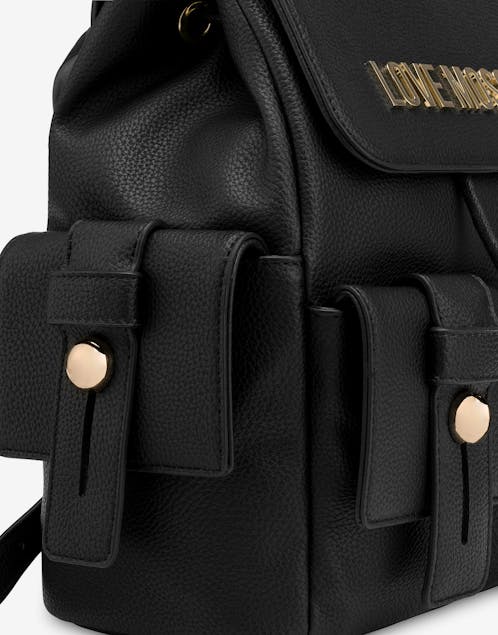 LOVE MOSCHINO - Backpack With Logo & Studs