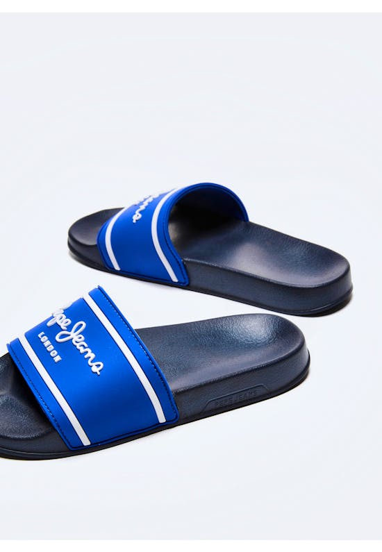Slider Logo Boys SS21 Logo Slide Sandals
