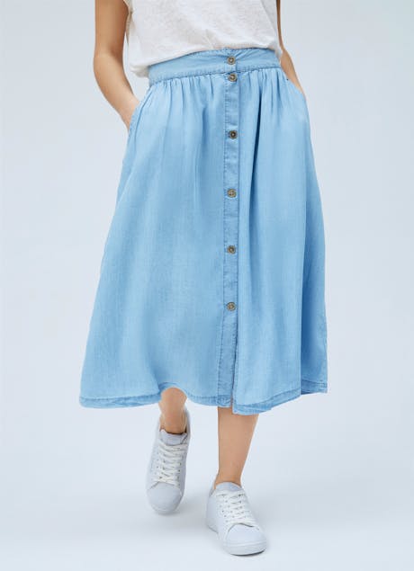 PEPE JEANS - Sia Buttoned Skirt