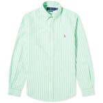 Button Down Stripe Oxford Shirt