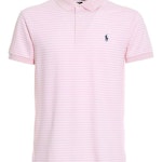 Pink Stripe Polo Shirt