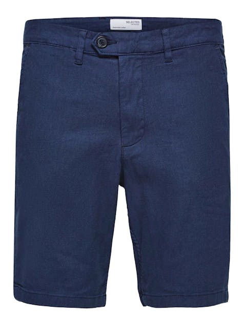 SELECTED - Slim Fit Linen Shorts