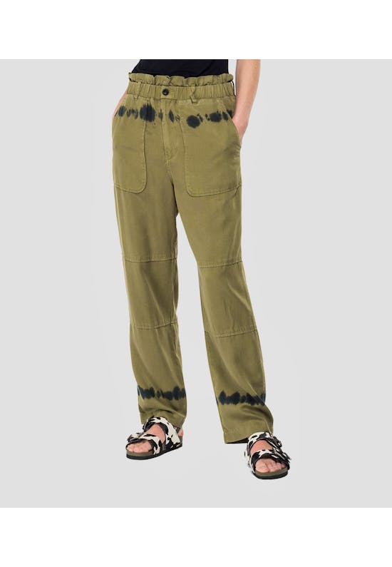 Essential High Waisted Pants In Linen