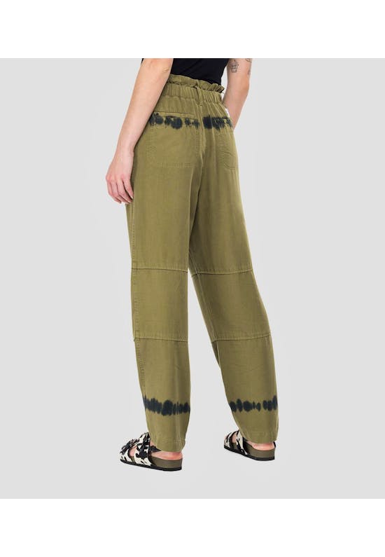 Essential High Waisted Pants In Linen