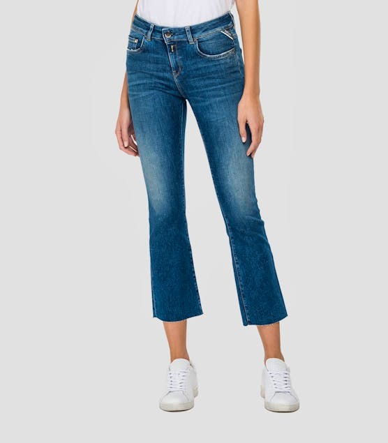 REPLAY - Flare Crop Booutcup Jeans