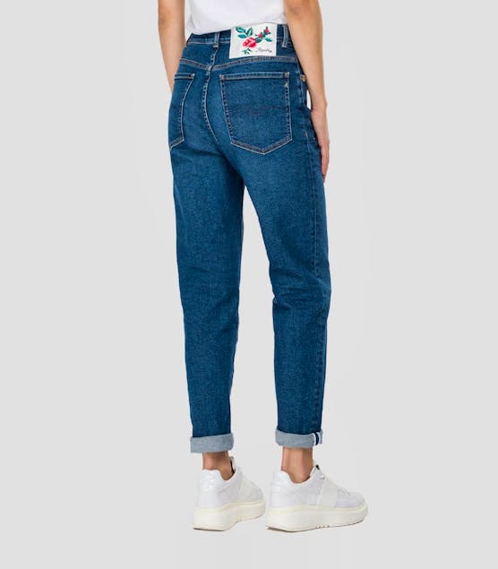 REPLAY - Rose Label High Waist Tapered Fit Kiley Jeans