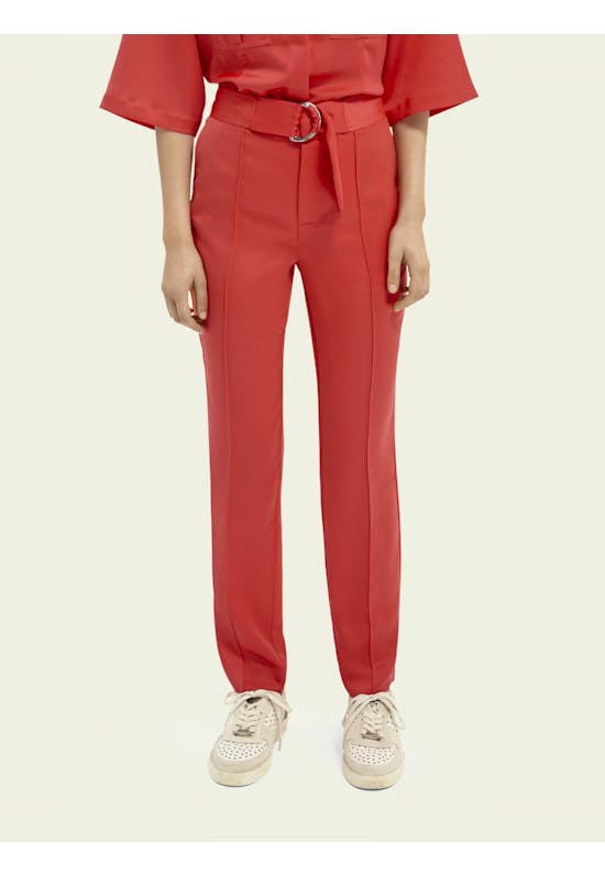 Tailored Belted Trousers