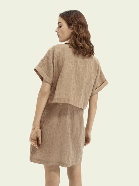 SCOTCH & SODA - Animal Jacquard Shirt Dress