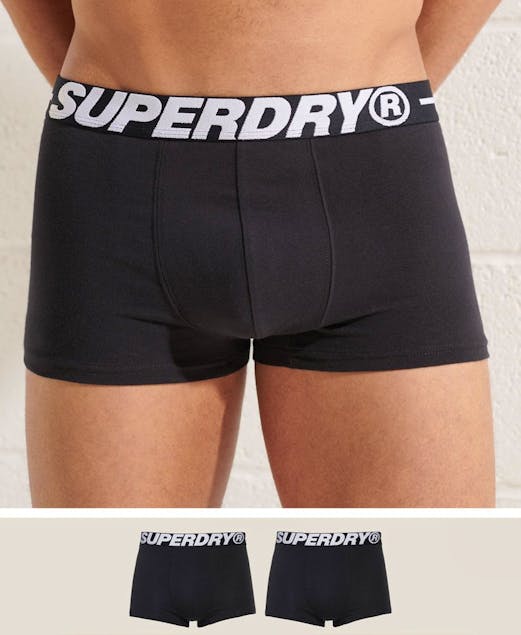 SUPERDRY - Organic Cotton Trunk Double Pack