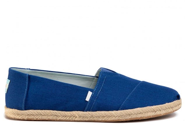 TOMS - Classic Plant Dyed Indigo Canvas/Rope