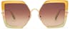 TOMS - Tulum Bright Gold Triple Lamination/ Gold Brown Lens