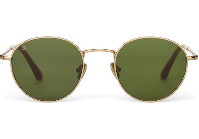 TOMS - Brooklyn Shiny Yellow-Bottle Green Sunglasses