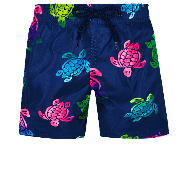 VILEBREQUIN - Boys Ultra-light and packable Swimwear Ronde des Tortues Aquarelle