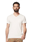 T-shirt with V-neck cotton